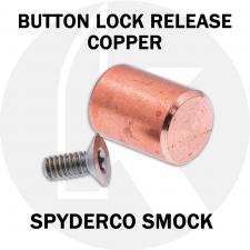 Copper Replacement Button (Lock Release) for Spyderco Smock Knife