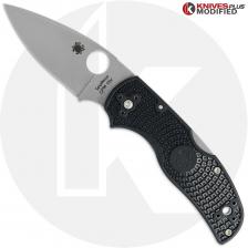 MODIFIED Spyderco Native 5 LW Knife - 15V Blade - Black Rit Dyed Handle