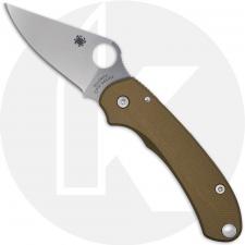 MODIFIED Spyderco Para 3 Knife + AWT Agent SKINNY FDE Scales