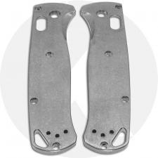 KP Custom Titanium Scales for Benchmade Bugout Knife - Stonewash Finish