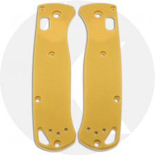 KP Custom G10 Scales for Benchmade Bugout Knife - Chrome Yellow