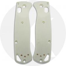 KP Custom G10 Scales for Benchmade Bugout Knife - Bone White