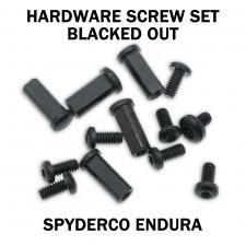Replacement Hardware Kit for Spyderco Endura - Stainless Steel - Black