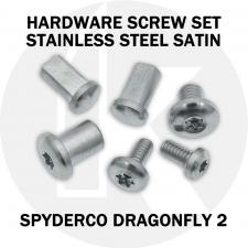 Replacement Hardware Kit for Spyderco Dragonfly - Stainless Steel - Satin