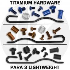 Titanium Replacement Hardware Screw Set for Spyderco Para 3 Lightweight