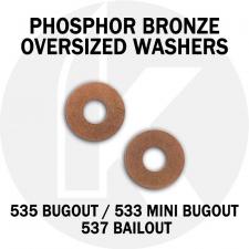 Replacement Oversized Pivot Washers For Benchmade Bugout, Mini Bugout, Bailout