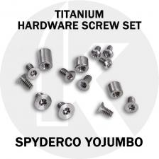 Titanium Replacement Screw Set for Spyderco YoJUMBO Knife