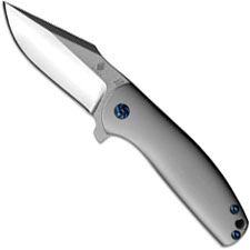 Kizer Ursa Minor Ki3472 Ray Laconico EDC Harpoon Blade Frame Lock Flipper Folder Titanium Handle