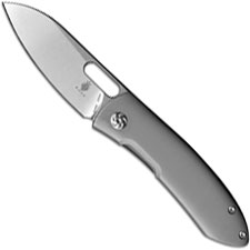 Kizer Wanderer Ki4500 Justin Lundquist EDC Frame Lock Folder Sheepfoot with Titanium Handle