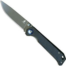 Kizer Begleiter Vanguard V4458A1 EDC Liner Lock Folder Gray Ti Drop Point with Black G10