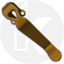LynchNW Benchmade / Emerson / ProTech Titanium Deep Carry Pocket Clip - Bronze Anodize