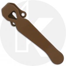 LynchNW Benchmade / Emerson / ProTech Titanium Deep Carry Pocket Clip - FDE Cerakote