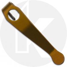 LynchNW Spyderco Titanium Wire Deep Carry Pocket Clip - Bronze Anodized
