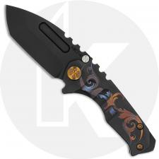 Medford Micro Praetorian T - PVD S45VN Tanto - PVD Bronze Filigree Ti - Frame Lock Folder - USA Made