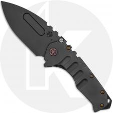 Medford Praetorian T - DLC S45VN Drop Point - DLC Ti - Violet / Bronze Hardware - Frame Lock Folder - USA Made