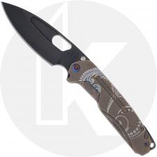 Medford Infraction - PVD S35VN - Bronze Filigree Ti - Frame Lock Folder - USA Made