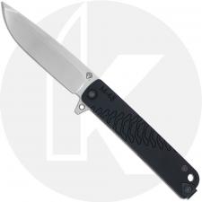 Medford M-48 Knife - PVD S35VN Drop Point - Black Aluminum / PVD Ti  - Frame Lock Flipper Folder - USA Made