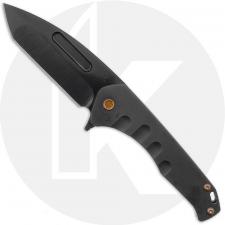 Medford Praetorian Slim Flipper - PVD S45VN Tanto - PVD Ti - Frame Lock Folder - USA Made