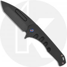 Medford Swift FL Flipper - PVD S45VN Tanto - Black Aluminum / PVD Ti - Frame Lock Folder - USA Made