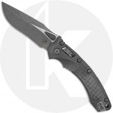 Microtech Amphibian RAM-LOK Knife - Signature Series - Apocalyptic Bohler M390MK Drop Point - Apocalyptic Frag Pattern Titanium