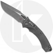 Microtech Amphibian RAM-LOK Knife - Apocalyptic Bohler M390MK Drop Point - Apocalyptic Titanium