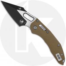 Microtech Stitch RAM-LOK Knife - 2-Tone Bohler M390MK Spear Point - Fluted Tan G10