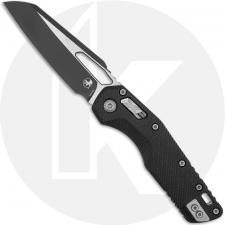 Microtech MSI RAM-LOK Knife - 2-Tone Sheepsfoot Bohler M390MK - Fluted Black G10