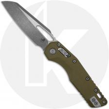 Microtech MSI RAM-LOK Knife - Apocalyptic Sheepsfoot Bohler M390MK - Fluted OD Green G10