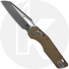 Microtech MSI RAM-LOK Knife - Apocalyptic Sheepsfoot Bohler M390MK - Fluted Tan G10