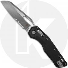 Microtech MSI RAM-LOK Knife - Part Serrated Apocalyptic Sheepsfoot Bohler M390MK - Fluted Black G10