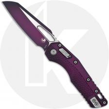 Microtech MSI RAM-LOK Knife - 2-Tone Cerakoted Sheepsfoot Bohler M390MK - Fluted Faded Sangria Polymer