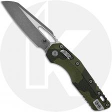 Microtech MSI RAM-LOK Knife - Apocalyptic Sheepsfoot Bohler M390MK - Fluted Olive Camo Polymer