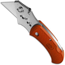 Outdoor Edge B.O.A. - Box Opening Assistant Utility Knife - Orange Handle BOB-10C
