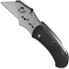 Outdoor Edge B.O.A. - Box Opening Assistant Utility Knife - Black Handle BOK-20C