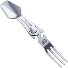 Outdoor Edge ChowLite - Compact Folding Mealtime Utensil - 6 Function Multi Tool - CWL-20C