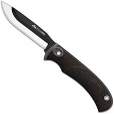 Outdoor Edge RazorMax - RMK-10 - Fixed Blade Hunting Knife Set - Replaceable Blades - Black Handle - Black Sheath