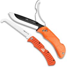 Outdoor Edge Razor Pro Knife and Saw Combo, Orange, OE-ROC30