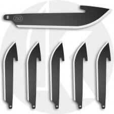 Outdoor Edge RR25K-6C 250 Razorsafe Black-Oxide Replacement Blade Set - Fits any 2.5-Inch Razor Knife