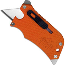 Outdoor Edge SlideWinder - Compact 4 Function Utility Knife Multi Tool - Orange Handle SWB-10C