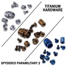 Titanium Replacement Screw Set for Spyderco Para Military 2 Knife