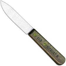 Old Hickory Bird and Trout Knife 7027 - Carbon Steel Drop Point Fixed Blade - Hardwood Handle - USA Made