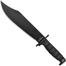 Ontario 8684 SP-10 Raider Bowie Knife Clip Point Fixed Blade Kraton Handle USA Made