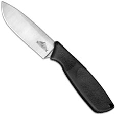 Ontario 9715 HP Drop Point Knife Stainless Steel Fixed Blade Synthetic Rubber Handle USA Made