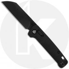 QSP Penguin Glyde Lock QS130GL-A2 Knife - Black 14C28N Sheepsfoot - Black FRN