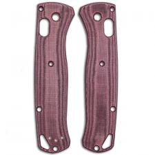 RC BladeWorks Custom Micarta Scales for Benchmade Bugout Knife - Maroon - USA Made