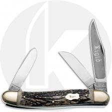 Rigid Large Stockman Knife - Carbon Steel Blades - Discontinued - NO BOX