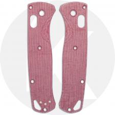 Ripps Garage Tech Micarta Scales for Benchmade Bugout Knife - Red Linen