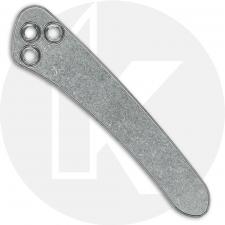 Ripps Garage Tech Titanium Pocket Clip for Spyderco Paramilitary 2 and Para 3 - Stonewashed