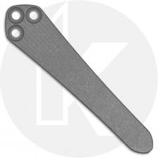 Ripps Garage Tech Spyderco Universal Titanium Pocket Clip - Roughwashed Fluted