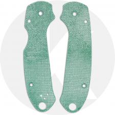 Ripps Garage Tech Tero Tuf Scales for Spyderco Para 3 Skinny MOD - Green